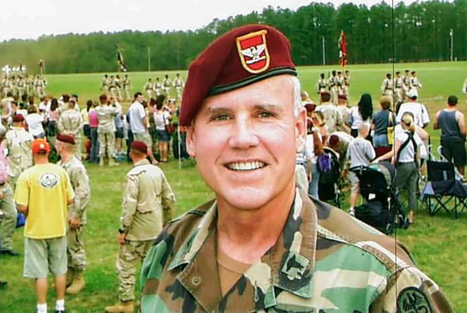 Bob Adams, then an Army colonel, in Fayetteville, North Carolina, in May 20002.