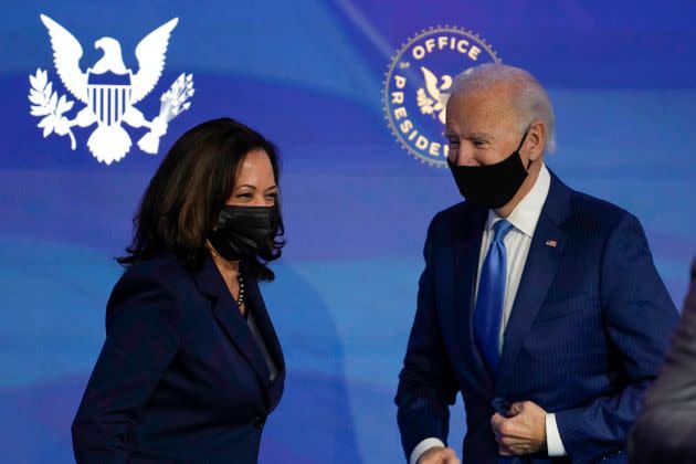 Joe Biden and Kamala Harris are expected to take their oaths of office around 4am AEDT on Thursday.