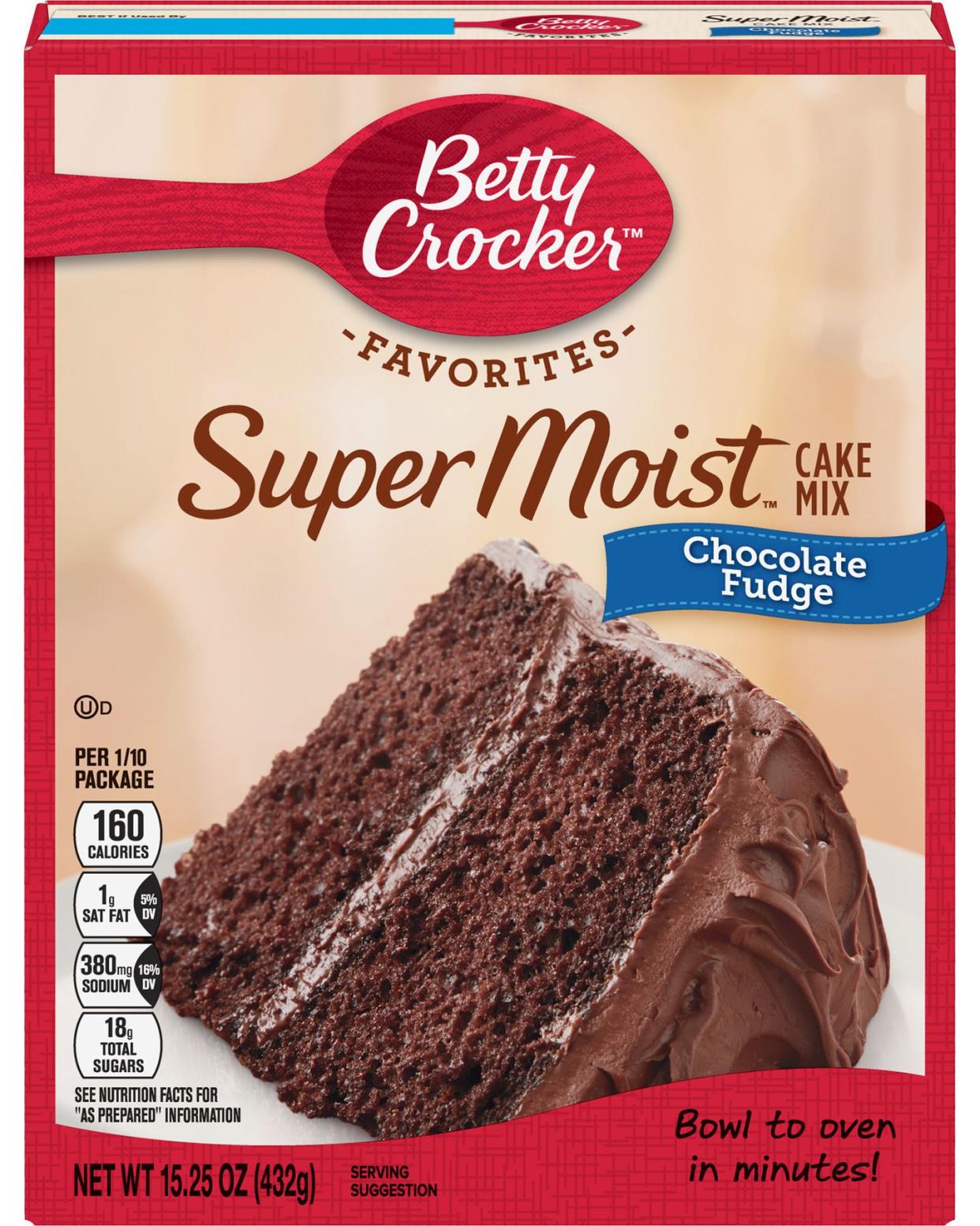 Betty Crocker chocolate cake mix