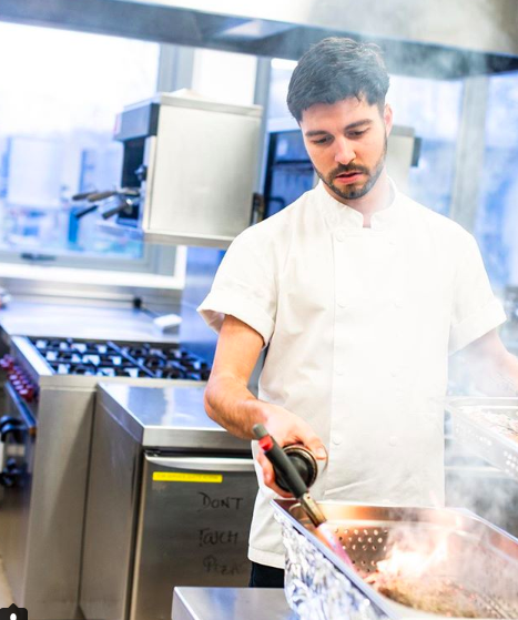 <em>The professional chef completed the Manchester Marathon in under three hours (Instagram)</em>