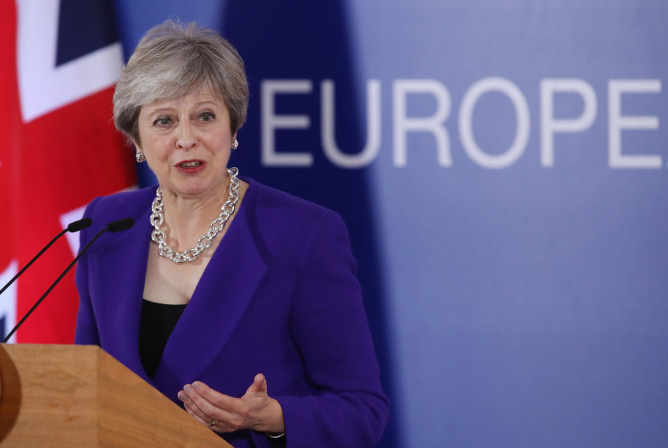 Theresa May stehen schwierige Tage als Regierungschefin bevor. (Bild: Sean Gallup/Getty Images)