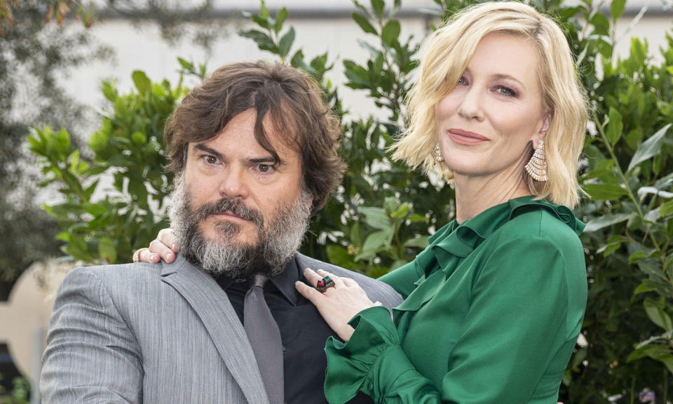 Cate Blanchett and Jack Black talk to Yahoo Movies UK about The House with a Clock in its Walls (PA)