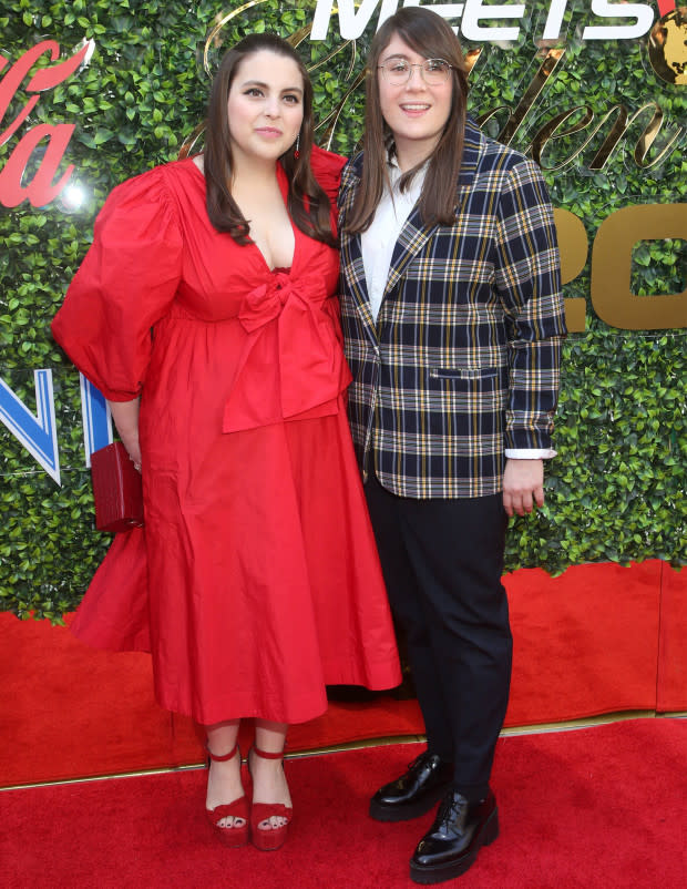 <p><em>Booksmart </em>actress <strong>Beanie Feldstein</strong> wed producer girlfriend <strong>Bonnie-Chance Roberts</strong> on May 20 in a summer-camp themed wedding in Hudson Valley, NY. Guests included Feldstein's <em>Impeachment: American Crime Story </em>co-star <strong>Sarah Paulson</strong> and Paulson's partner, <strong>Holland Taylor</strong>; Feldstein's BFF <strong>Ben Platt</strong>; and longtime family-friend<strong> Adam Levine</strong> and his wife, <strong>Behati Prinsloo</strong>. Not in attendance? Feldstein's brother <strong>Jonah Hill</strong>, who couldn't make it because he'd <a href="https://parade.com/news/jonah-hill-girlfriend-olivia-millar-welcome-baby" rel="nofollow noopener" target="_blank" data-ylk="slk:just welcomed a baby;elm:context_link;itc:0;sec:content-canvas" class="link ">just welcomed a baby</a> with his <a href="https://pagesix.com/2023/03/29/jonah-hills-girlfriend-spotted-wearing-engagement-ring/" rel="nofollow noopener" target="_blank" data-ylk="slk:rumored fiancé;elm:context_link;itc:0;sec:content-canvas" class="link ">rumored fiancé</a>. </p>