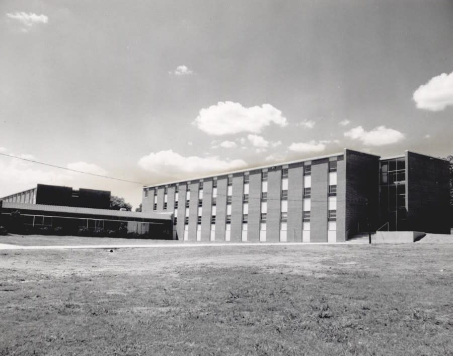 dormitory at Eastern Oklahoma State College, 1965.