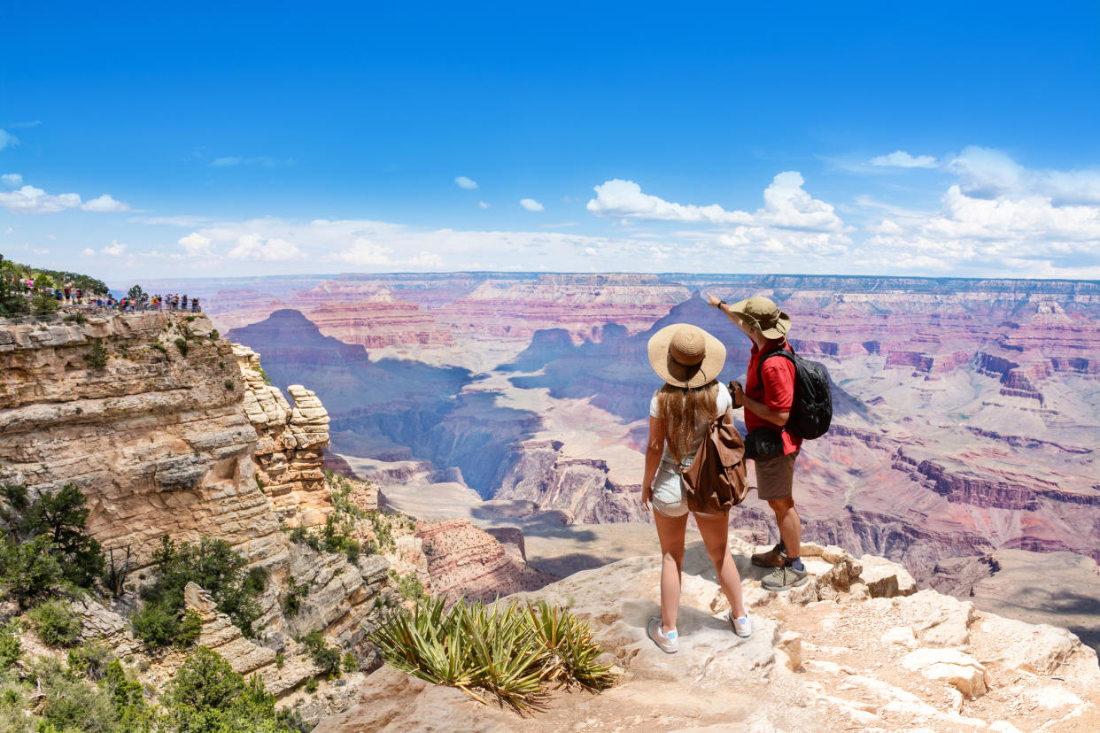 Incredible views at the Grand Canyon National Park, Arizona. (Getty Images)