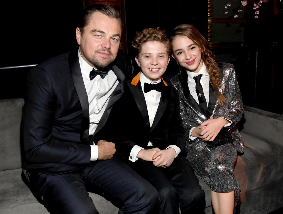 Then Roman Griffin Davis gets to talk child stardom with former teen actor Leonardo DiCaprio and current rising star Julia Butters.