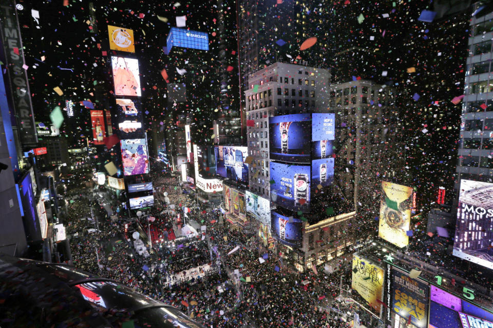 Security at Times Square tends to be extra-tight on New Year's Eve, but it's