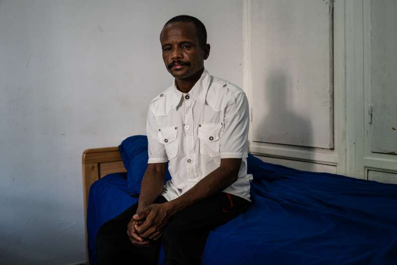 易卜拉欣（IBRAHIM），48 歲，來自蘇丹。（無國界醫生© Kristof Vadino）