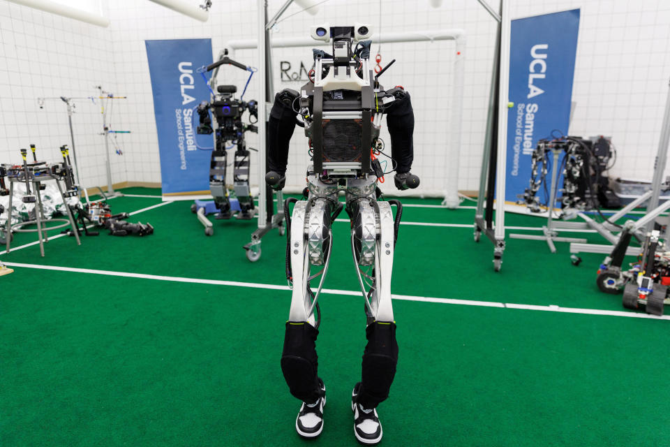 梅西注意！超酷足球機器人來了！REUTERS/Mike Blake