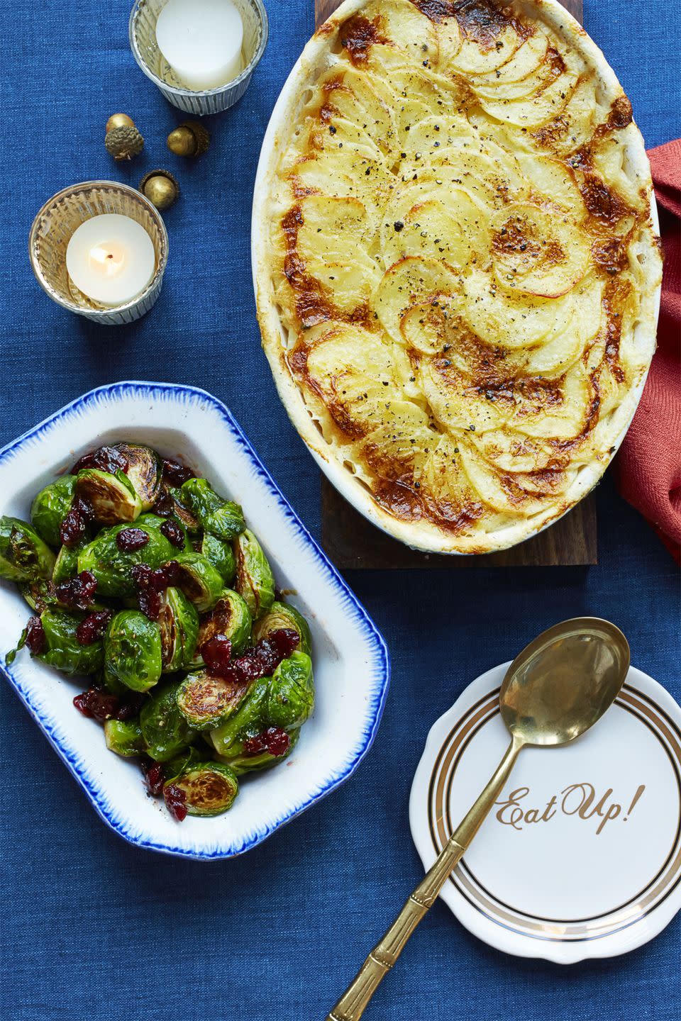 <p>Cheesy, creamy gratin beats mashed potatoes by leaps and bounds.</p><p><strong><em><a href="https://www.womansday.com/food-recipes/food-drinks/recipes/a56466/five-ingredient-potato-gratin-recipe/" rel="nofollow noopener" target="_blank" data-ylk="slk:Get the Five-Ingredient Potato Gratin recipe;elm:context_link;itc:0;sec:content-canvas" class="link ">Get the Five-Ingredient Potato Gratin recipe</a>.</em></strong></p>