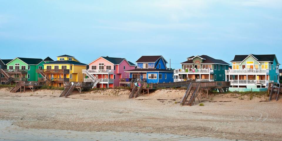 <p>Some of the best beaches on the East Coast can be found in the <a href="https://www.bestproducts.com/fun-things-to-do/g19495690/beautiful-north-carolina-beaches/" rel="nofollow noopener" target="_blank" data-ylk="slk:Outer Banks;elm:context_link;itc:0;sec:content-canvas" class="link ">Outer Banks</a>, a 130-mile-long barrier island chain off the coast of North Carolina. You'll find pristine strands in the towns of <a href="https://www.tripadvisor.com/Tourism-g49088-Duck_Outer_Banks_North_Carolina-Vacations.html" rel="nofollow noopener" target="_blank" data-ylk="slk:Duck;elm:context_link;itc:0;sec:content-canvas" class="link ">Duck</a>, <a href="https://www.tripadvisor.com/Tourism-g49382-Nags_Head_Outer_Banks_North_Carolina-Vacations.html" rel="nofollow noopener" target="_blank" data-ylk="slk:Nags Head;elm:context_link;itc:0;sec:content-canvas" class="link ">Nags Head</a>, and <a href="https://www.tripadvisor.com/Attraction_Review-g49256-d108046-Reviews-Wright_Brothers_National_Memorial-Kill_Devil_Hills_Outer_Banks_North_Carolina.html" rel="nofollow noopener" target="_blank" data-ylk="slk:Kill Devil Hills;elm:context_link;itc:0;sec:content-canvas" class="link ">Kill Devil Hills</a>, which is where the Wright Brothers took their first flight over the area's sand dunes.</p><p><a class="link " href="https://go.redirectingat.com?id=74968X1596630&url=https%3A%2F%2Fwww.tripadvisor.com%2FHotel_Review-g49256-d94533-Reviews-Best_Western_Ocean_Reef_Suites-Kill_Devil_Hills_Outer_Banks_North_Carolina.html&sref=https%3A%2F%2Fwww.redbookmag.com%2Flife%2Fg34756735%2Fbest-beaches-for-vacations%2F" rel="nofollow noopener" target="_blank" data-ylk="slk:BOOK NOW;elm:context_link;itc:0;sec:content-canvas">BOOK NOW</a> Best Western Ocean Reef Suites</p><p><a class="link " href="https://go.redirectingat.com?id=74968X1596630&url=https%3A%2F%2Fwww.tripadvisor.com%2FHotel_Review-g49088-d113382-Reviews-Sanderling_Resort-Duck_Outer_Banks_North_Carolina.html&sref=https%3A%2F%2Fwww.redbookmag.com%2Flife%2Fg34756735%2Fbest-beaches-for-vacations%2F" rel="nofollow noopener" target="_blank" data-ylk="slk:BOOK NOW;elm:context_link;itc:0;sec:content-canvas">BOOK NOW</a> Sanderling Resort</p>
