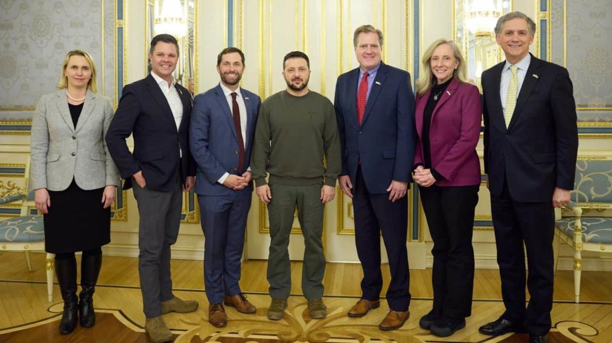 Zelenskyy met with a bipartisan delegation from the United States House of Representatives. Photo: Office of the President