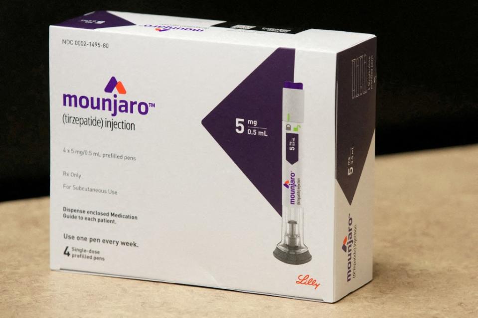 Mounjaro is a tirzepatide injection drug used for treating type 2 diabetes. REUTERS