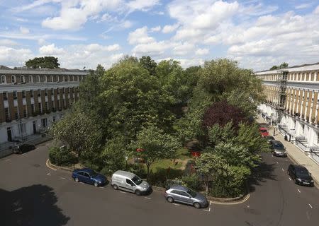 A general view of Milner Square in Islington, north London in this June 30, 2012 file photo. Arguably the best guide to London published this season was written nearly 50 years ago. REUTERS/Olivia Harris/Files