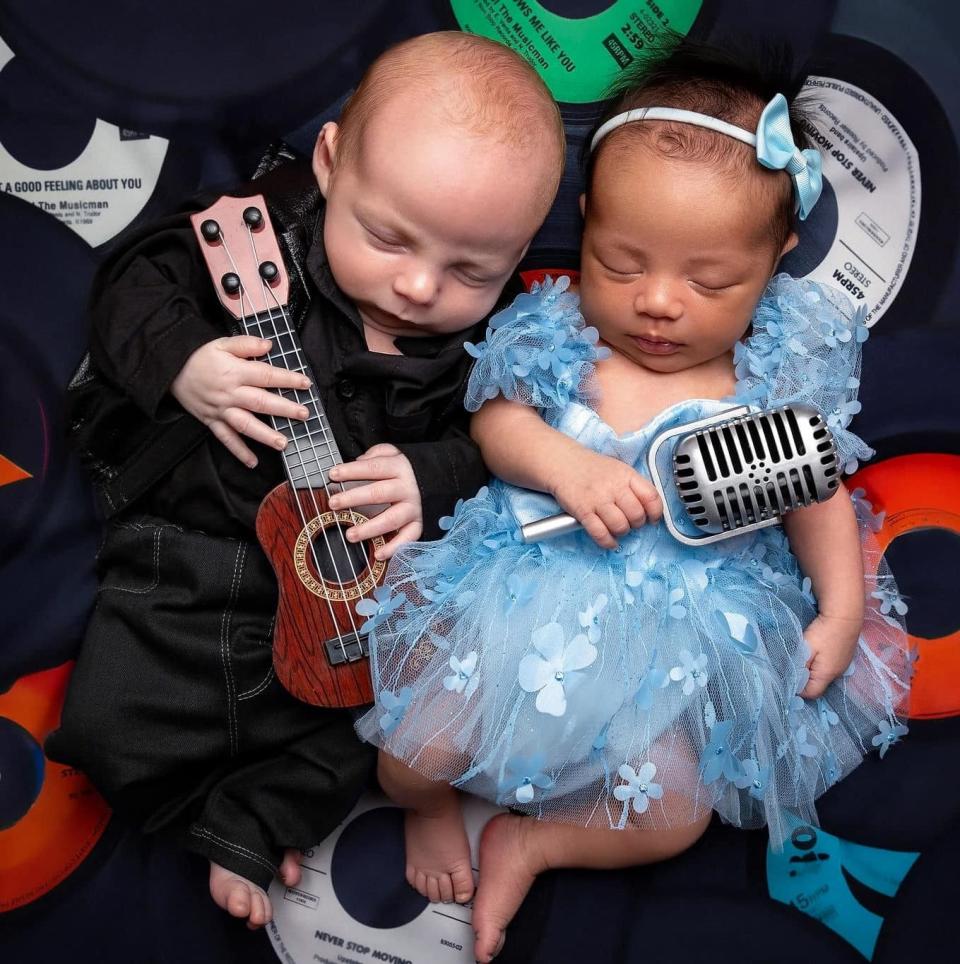 Knoxville photographer Chantel Miller's photo shoot of Johnny Cash Davis and June Carter Clark has gone viral.