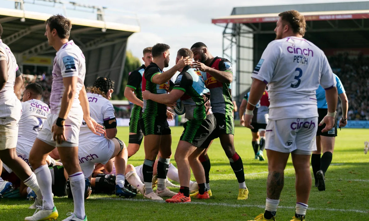 Musk double mène les Harlequins à la victoire malgré le rallye de Northampton