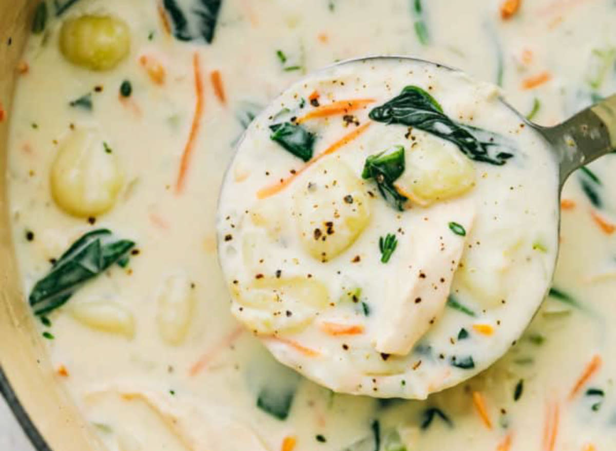 olive garden creamy chicken gnocchi soup