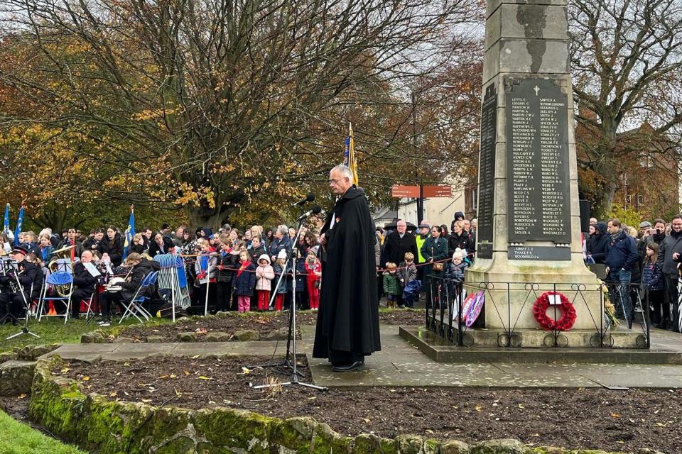 The Remembrance parade and service in Kenilworth. Picture courtesy of Kenilworth Town Council.