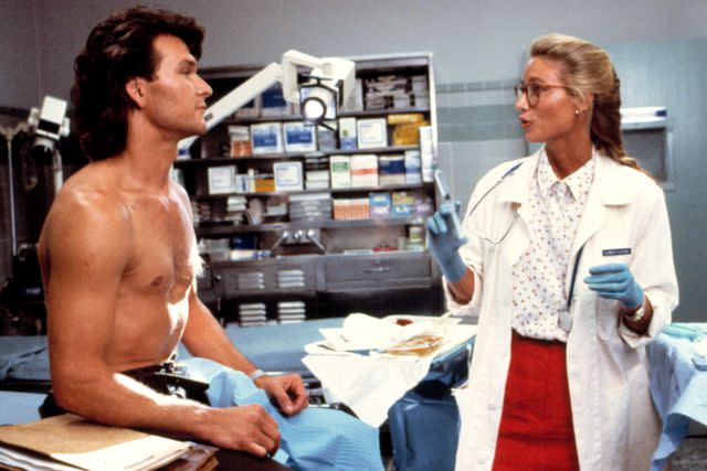 <p>Mgm/Ua/Kobal/Shutterstock</p> Patrick Swayze in 'Road House'