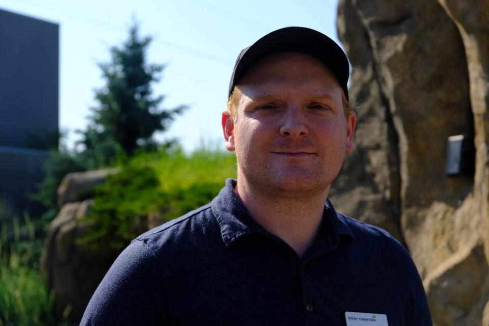 Patrick Thompson, animal care manager with the Calgary Zoo, says staff watch the animals closely for heat stress. 