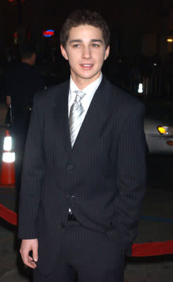 Shia LaBeouf at the Hollywood premiere of Warner Bros. Pictures' Constantine