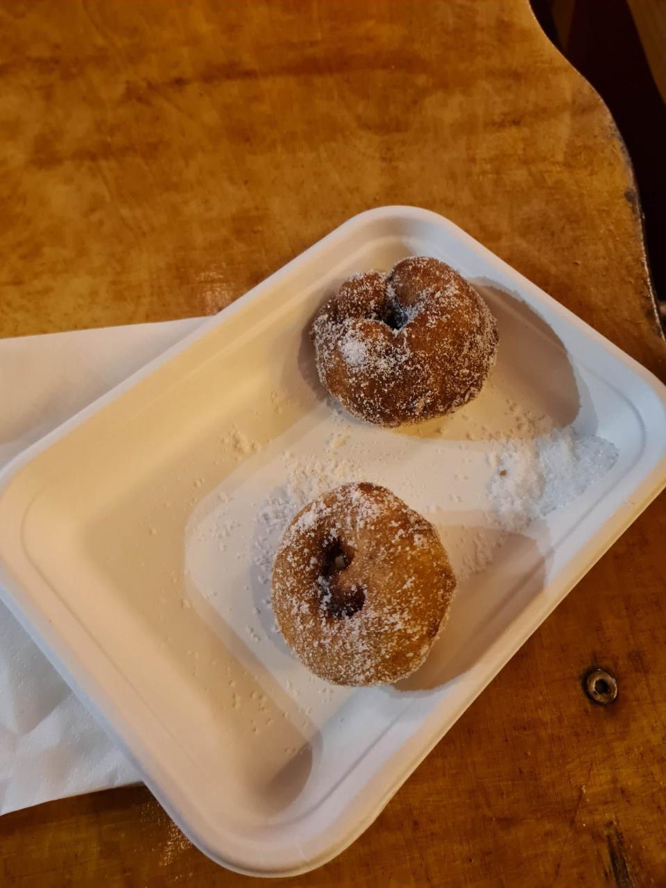 christmas market donuts