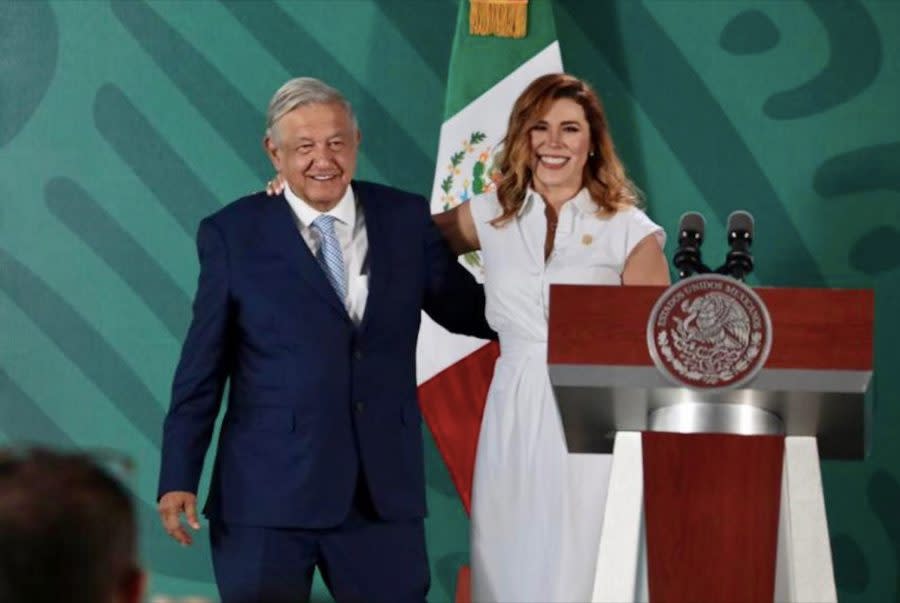 AMLO Jaime Bonilla Marina del Pilar Ávila