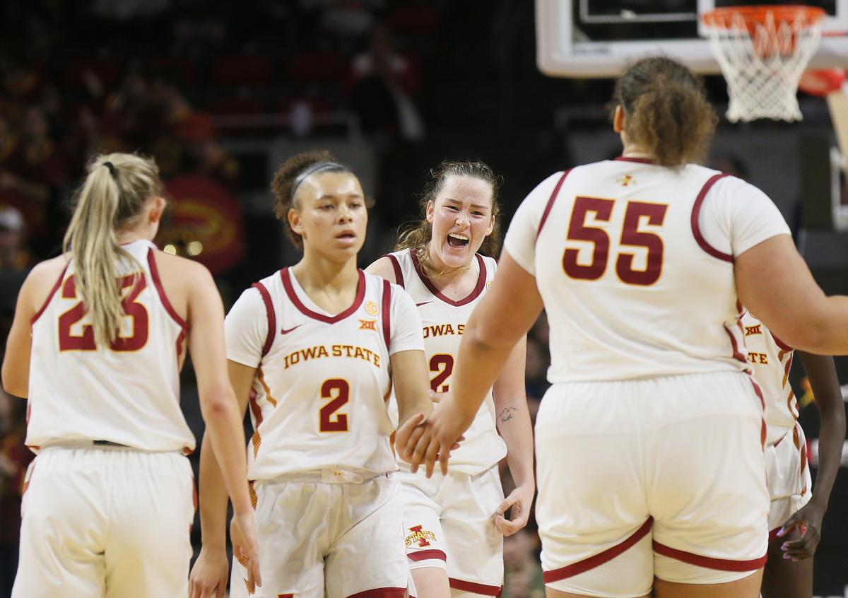 What channel is Iowa State women's basketball vs. St. Thomas on today