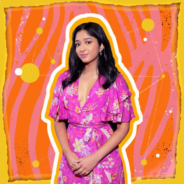 On Season 3, Devi's journey includes newly learned self-acceptance. (Photo: Illustration: Jianan Liu/HuffPost Photo:Getty Images)