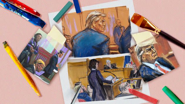 Courtroom artists revealed the fascinating details of their jobs — and the moments we rarely see.