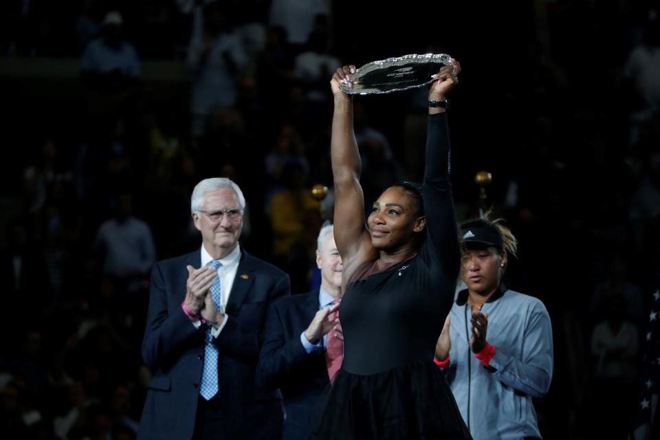 Serena Williams’s five AP Female Athlete of the Year wins are second-most all-time. (Getty)