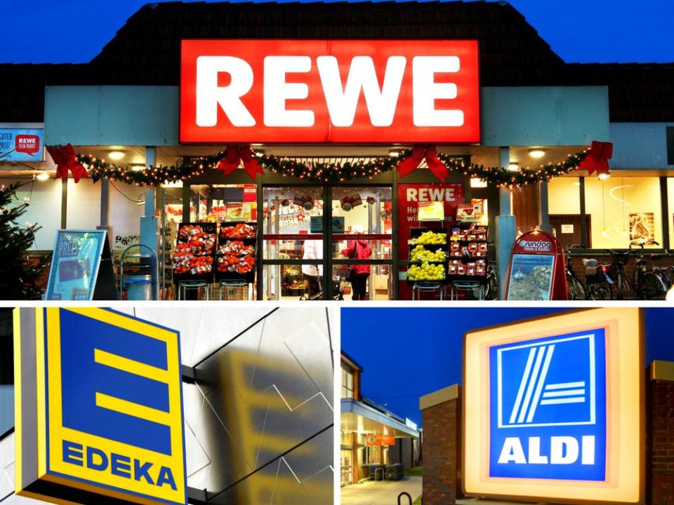 Rewe, Edeka und Aldi