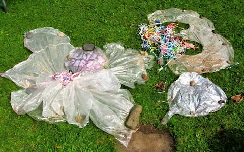 The island's council is urging the public to avoid using balloons where possible to cut down on "sky-tipping" - Credit: FAOCP