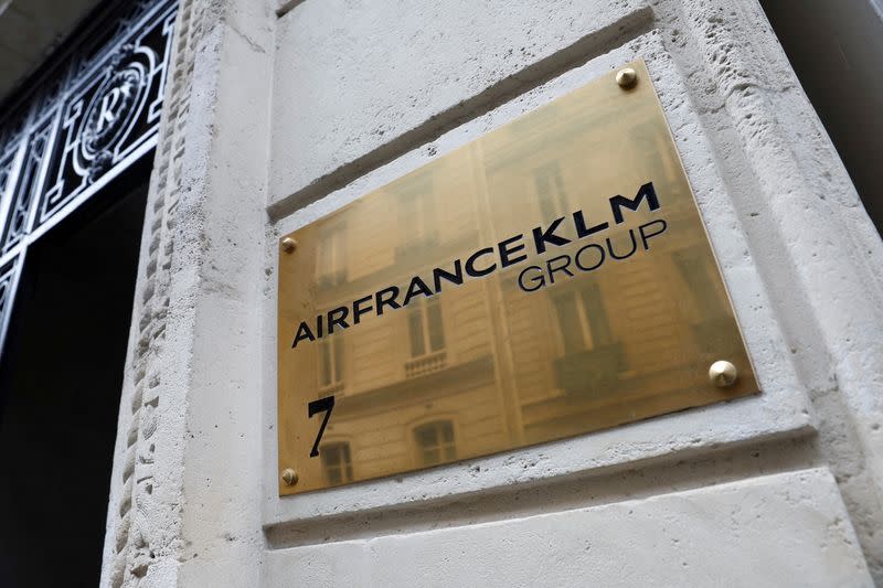 FILE PHOTO: Air France-KLM publishes 2022 annual results