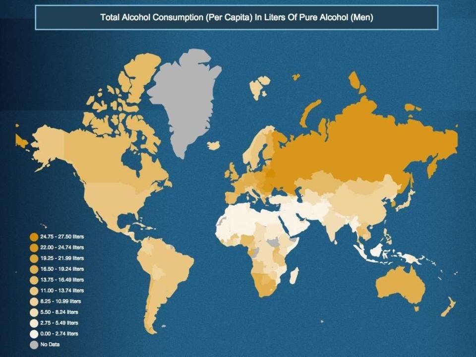 Alcohol Map