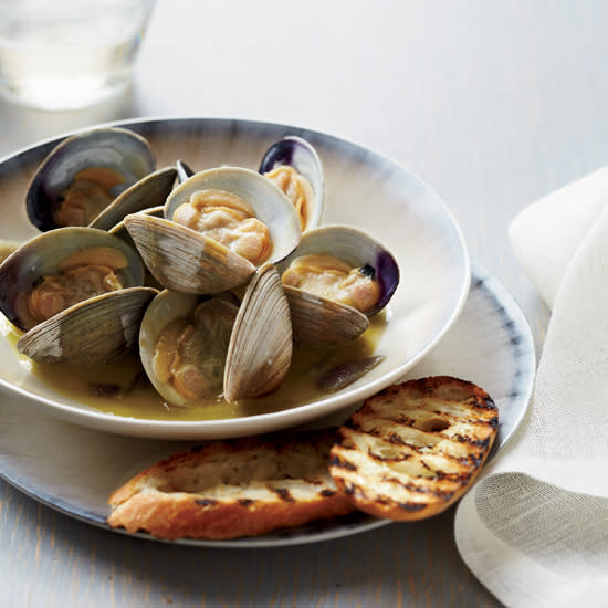 Foie Gras-Steamed Clams