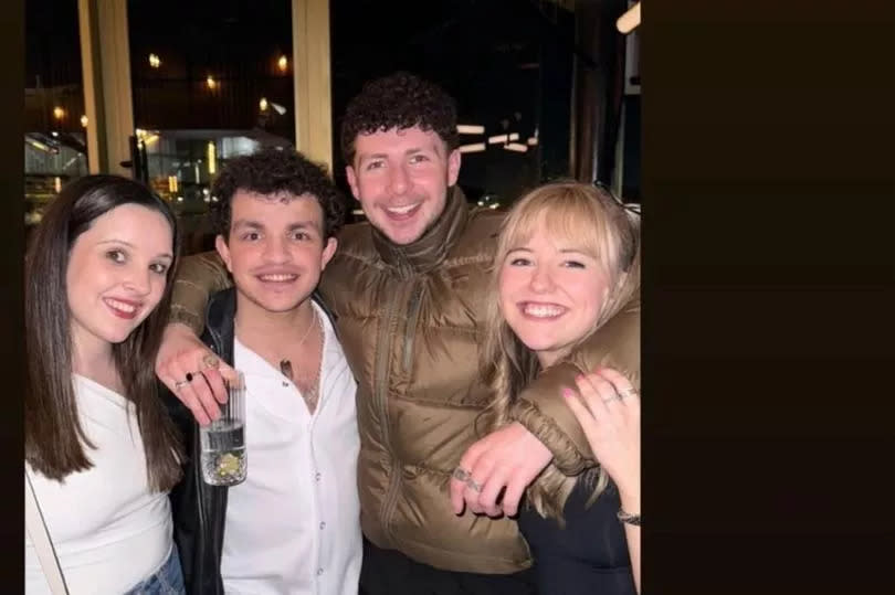 Alex appeared to enjoy a leaving party amid his soap exit -Credit:Alex Bain Instagram