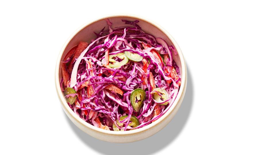 purple taco slaw