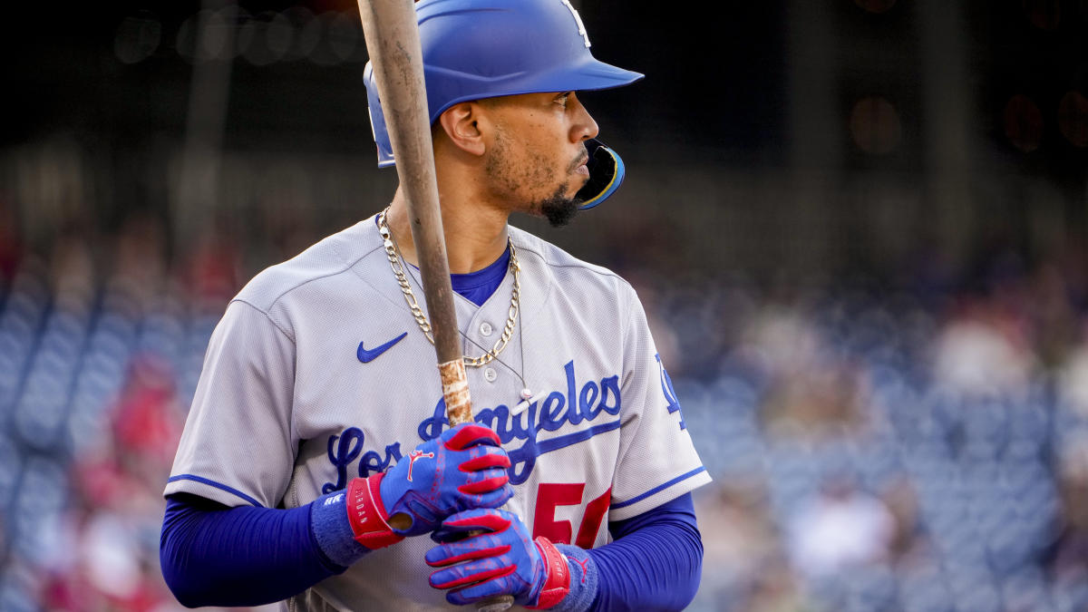 Mookie Betts #50 Los Angeles Dodgers White 2022 All-Star Game Flex