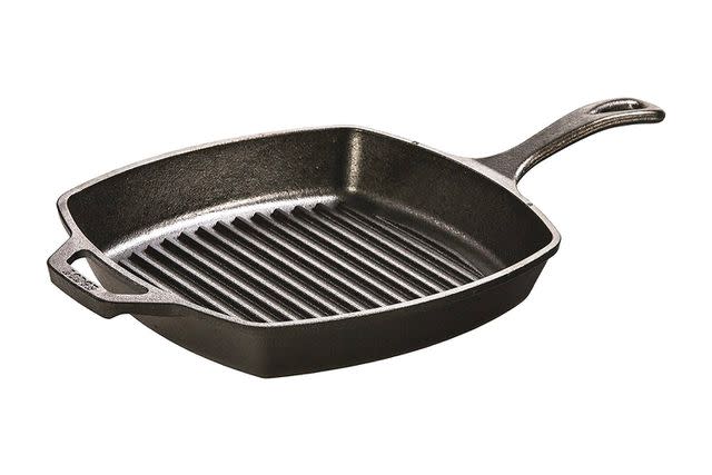 The Lodge Cast Iron Grill Pan Is 45% Off at