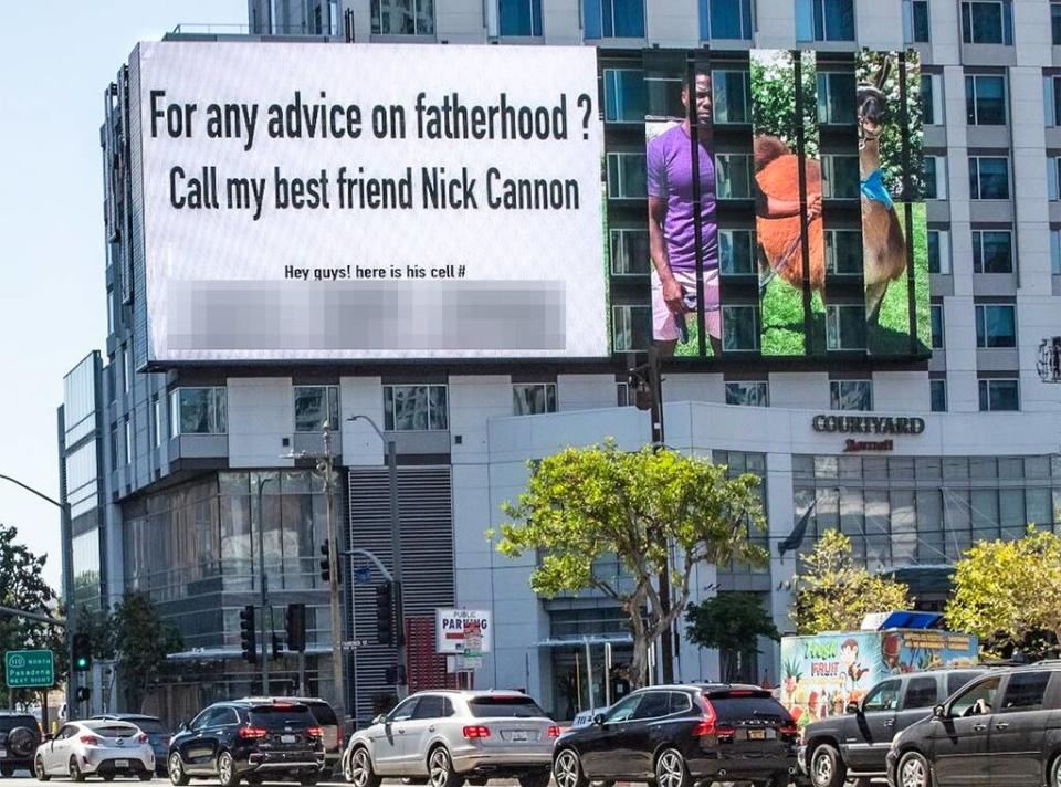 Kevin Hart, Nick Cannon Billboard Prank