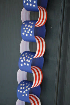 Flag Paper Chain