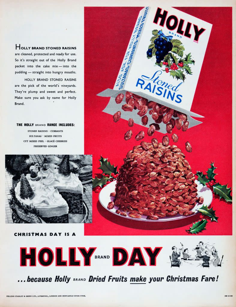 1955: Holly Brand Stoned Raisins