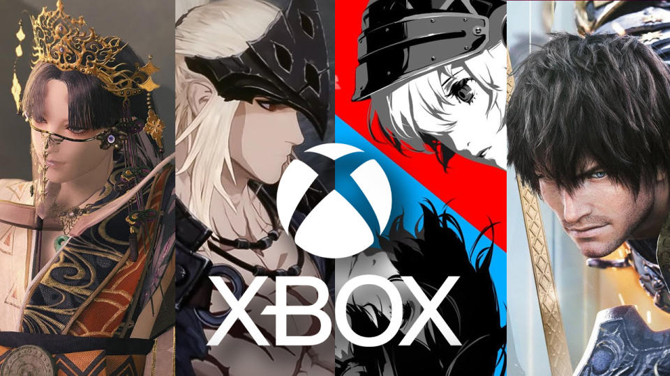 （圖源：Xbox 官方／Capcom／SEGA／NEXON／SQUARE ENIX 編輯合成）