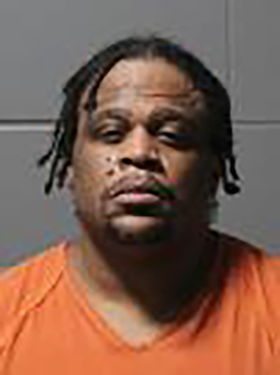 In this Nov. 2020, photo provided by the Scott County (Iowa) Sheriff's Office is Henry Earl Dinkins. Dinkins, a registered sex offender was charged last July, with violating sex offender registry requirements by failing to update his address, and having contact with minors. On Wednesday, April 5, 2021, authorities announced that Dinkins, who is still in custody, has been charged with murder and kidnapping in the death of Breasia Terrell, a Davenport girl who disappeared last July. (Scott County Sheriff's Office via AP)