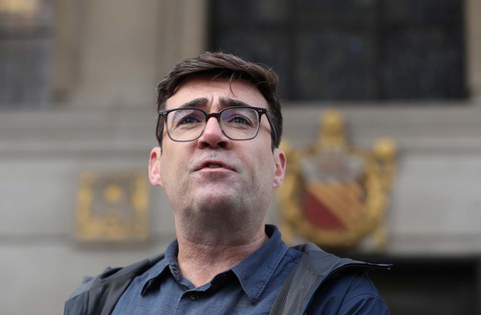 Greater Manchester mayor Andy Burnham (PA)