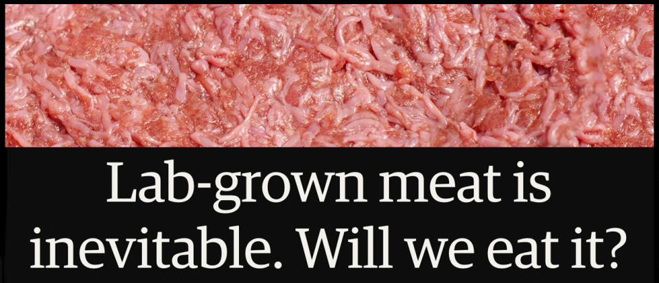 What's the definition of "meat"? Once upon a time that would have been an easy