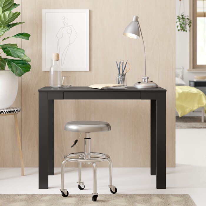 Zipcode Design’s The Genther 1 Drawer Desk in black