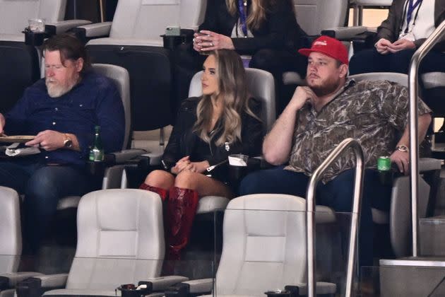 Luke Combs and wife Nicole Hocking.