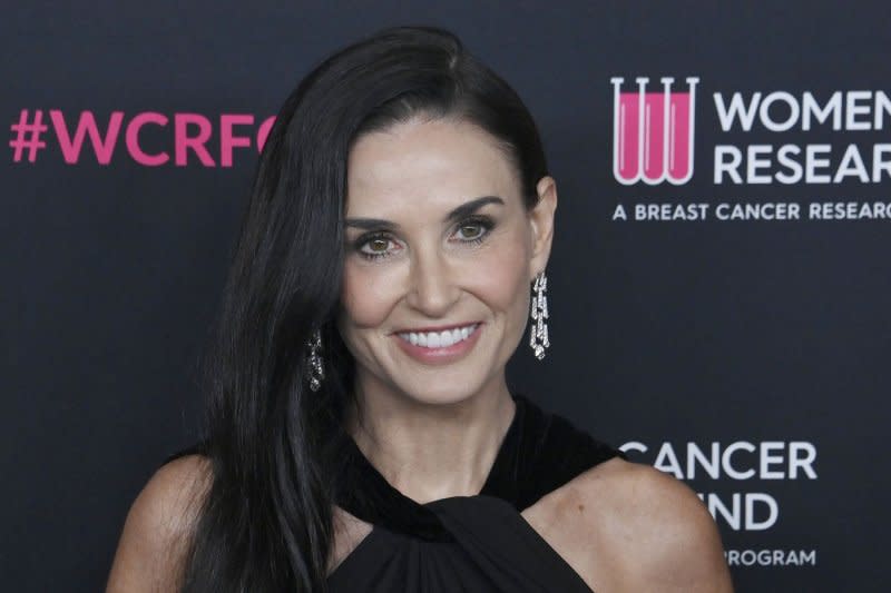 Demi Moore attends the "An Unforgettable Evening" gala benefiting the Women's Cancer Research Fund on Wednesday. Photo by Jim Ruymen/UPI